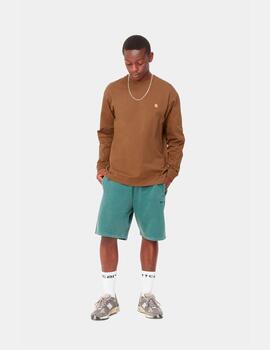 Camiseta Manga Larga CARHARTT CHASE - Tamarind/Gold
