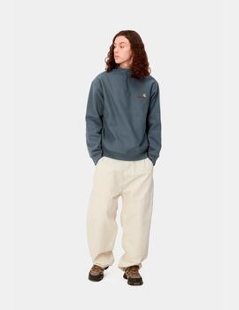 Sudadera CARHARTT HALF ZIP AMERICAN SCRIPT - Ore
