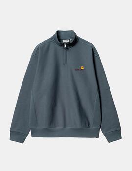 Sudadera CARHARTT HALF ZIP AMERICAN SCRIPT - Ore
