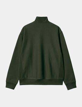 Sudadera CARHARTT HALF ZIP AMERICAN SCRIPT - Plant