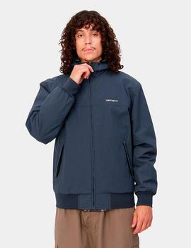 Cazadora CARHARTT HOODED SAIL - Blue/White