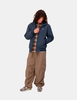 Cazadora CARHARTT HOODED SAIL - Blue/White
