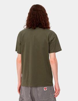 Camiseta CARHARTT AMERICAN SCRIPT - Plant