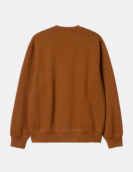 Sudadera CARHARTT SWEAT - Deep H Brown/Black