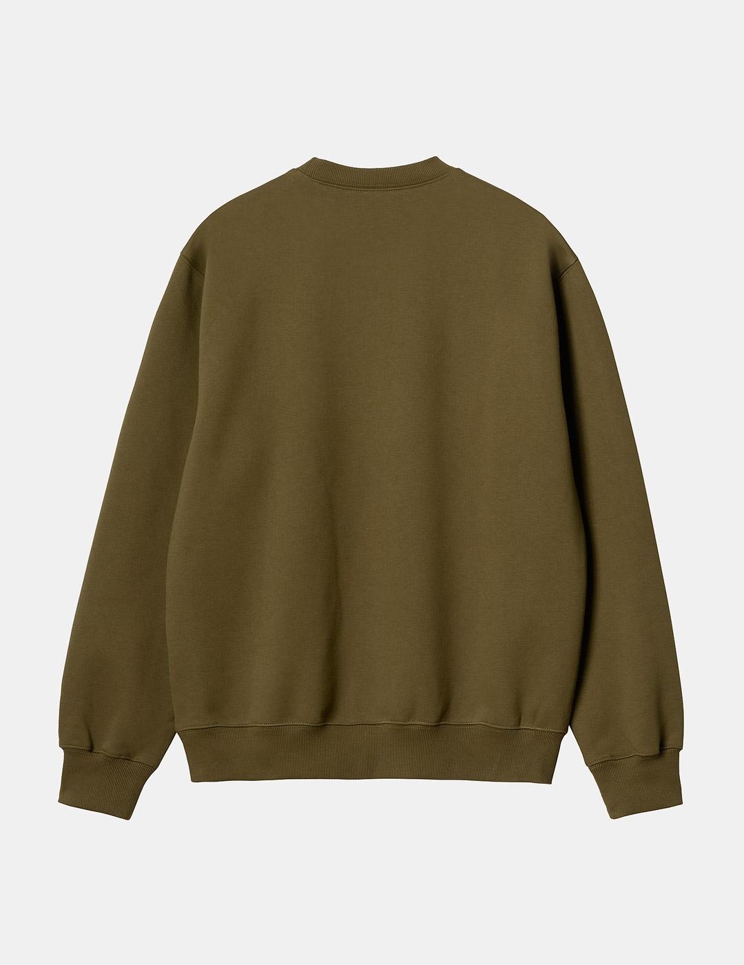 Sudadera CARHARTT SWEAT - Highland/Cassis