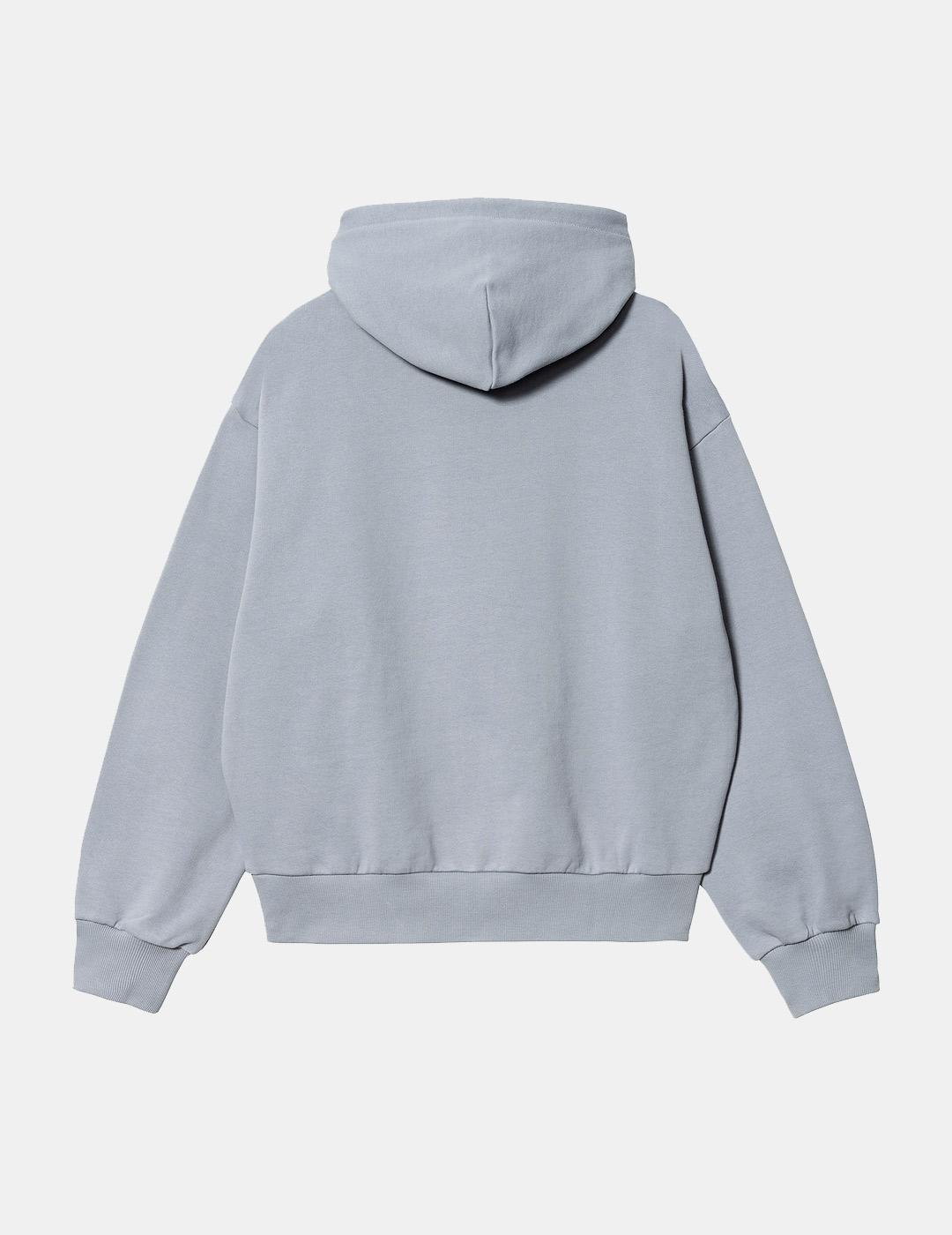 Sudadera CARHARTT W' HOODED CASEY - Mirror/Silver