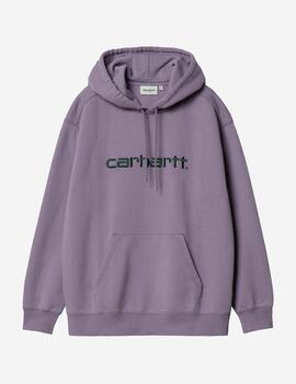Sudadera W' HOODED CARHARTT - Purple/Green