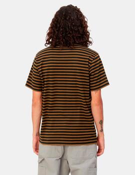 Camiseta CARHARTT SEIDLER POCKET - Deep H Brown/Black