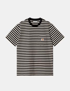 Camiseta CARHARTT SEIDLER POCKET - Salt/Black