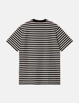 Camiseta CARHARTT SEIDLER POCKET - Salt/Black