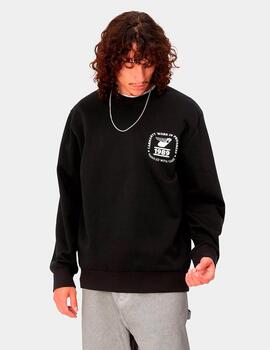 Sudadera CARHARTT STAMP STATE - Black/White