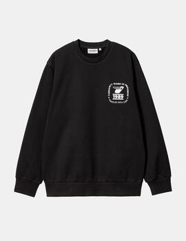 Sudadera CARHARTT STAMP STATE - Black/White