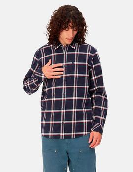 Camisa CARHARTT BARTEN - Dark Navy/Dark Navy