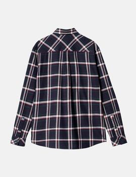 Camisa CARHARTT BARTEN - Dark Navy/Dark Navy