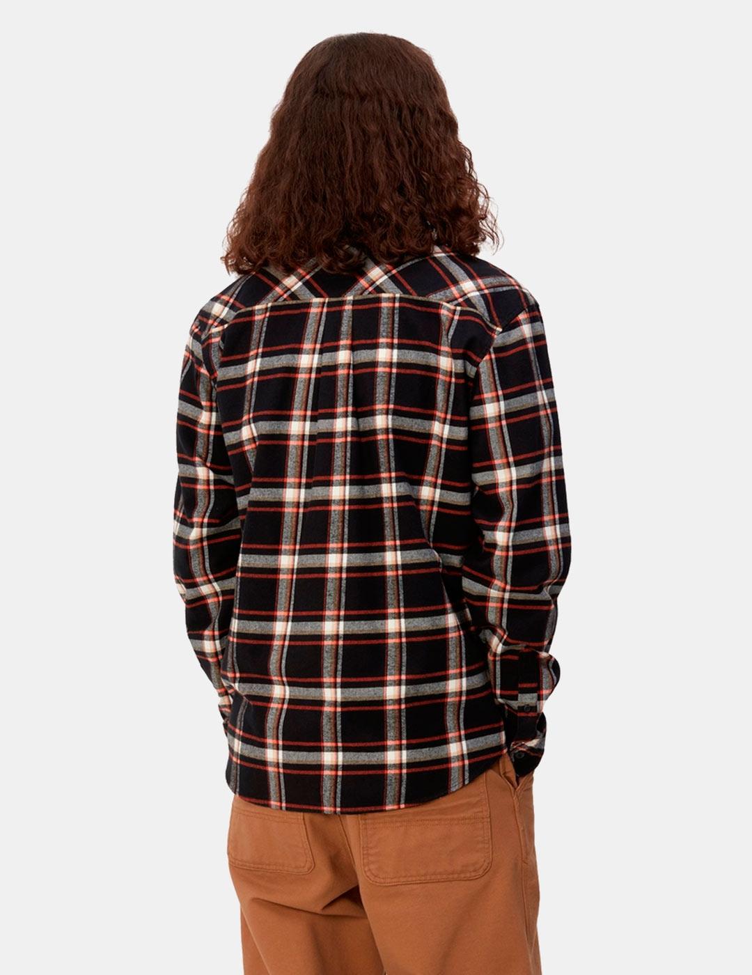 Camisa CARHARTT BARTEN - Black/Black