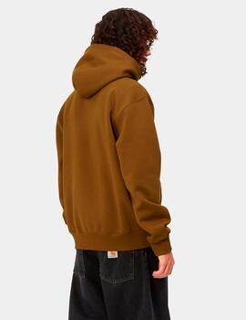 Sudadera Capucha CARHARTT SWEAT - Brown/Black