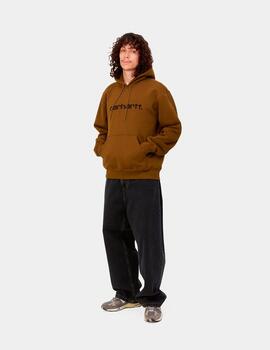 Sudadera Capucha CARHARTT SWEAT - Brown/Black