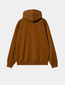 Sudadera Capucha CARHARTT SWEAT - Brown/Black