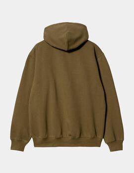 Sudadera Capucha CARHARTT SWEAT - Highland/Cassis