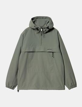 Canguro CARHARTT WINDBREAKER - Smoke Green/Black