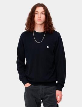 Jersey CARHARTT MADISON - Dark Navy/Wax