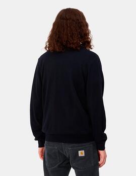 Jersey CARHARTT MADISON - Dark Navy/Wax