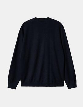 Jersey CARHARTT MADISON - Dark Navy/Wax