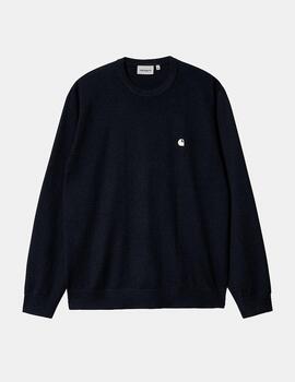 Jersey CARHARTT MADISON - Dark Navy/Wax