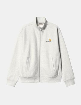 Sudadera Abierta CARHARTT AMERICAN SCRIPT - Ash Heather