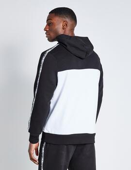 Sudadera Eleven Capucha DOUBLE TAPED - Black / White