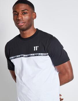 Camiseta 11 Degrees DOUBLE TAPED - Black / White