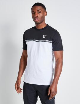 Camiseta 11 Degrees DOUBLE TAPED - Black / White