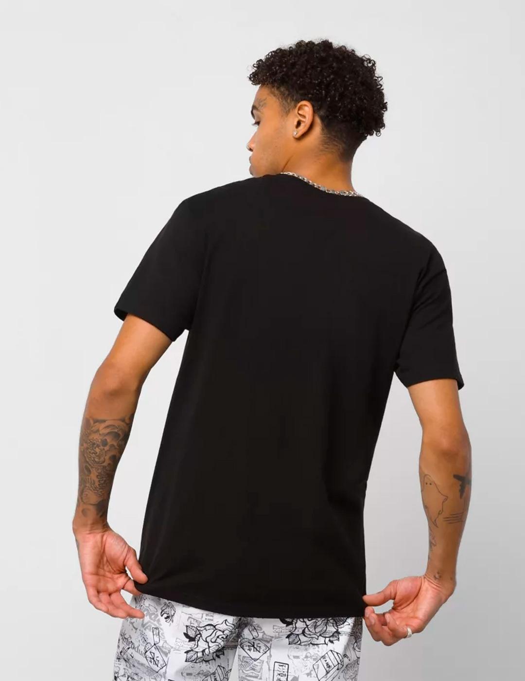 Camiseta VANS LEFT CHEST LOGO - Black/White