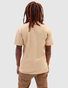 Camiseta VANS LEFT CHEST LOGO - Beige