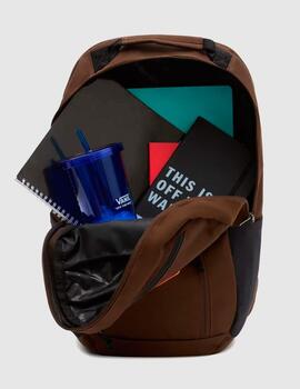 Mochila VANS DISORDER PLUS NICK 24L- Brown/Black