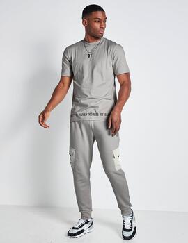 Camiseta 11 DEGREES HEM PRINT - Vapour Grey