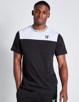 Camiseta ELEVEN TEXT PRINT BLOCK - Black / White