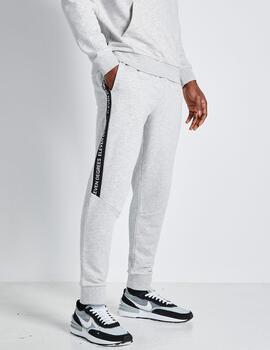 Pantalón ELEVEN TEXT PRINT BLOCK - Grey Marl / Black