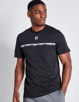 Camiseta ELEVEN CHEST TAPED - Black