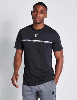 Camiseta ELEVEN CHEST TAPED - Black