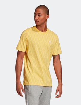 Camiseta Adidas  MONO AOP - Amarillo