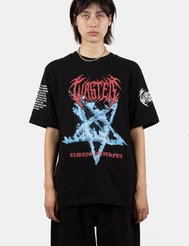 Camiseta WASTED PARIS HELL NATION - Black