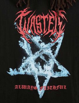 Camiseta WASTED PARIS HELL NATION - Black