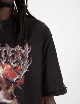 Camiseta WASTED PARIS BERSERK - Faded Black