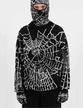 Jersey WASTED PARIS GRID - Black/White