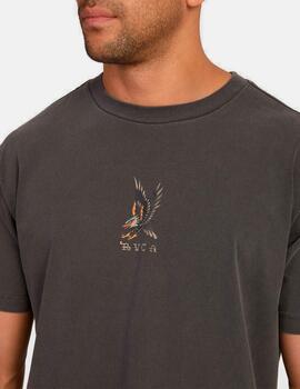 Camiseta RVCA KRAK EAGLE- Washed Black