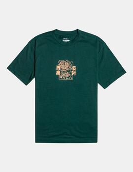 Camiseta RVCA CHIMERA - Hunter Green
