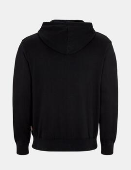 Sudadera Capucha Abierta LONSDALE KRAFTY - Black