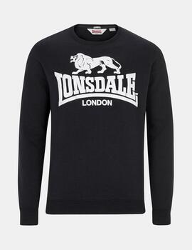 Sudadera LONSDALE Crew GO SPORT - Black