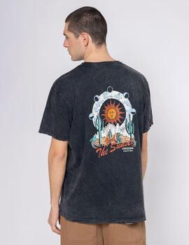 Camiseta KAOTIKO WASHED SUNSET - Black